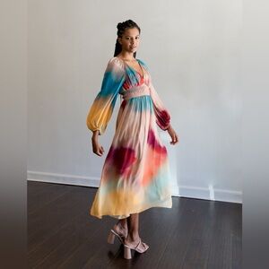 Gilner Farrar Lauren Dress in Blue Lagoon